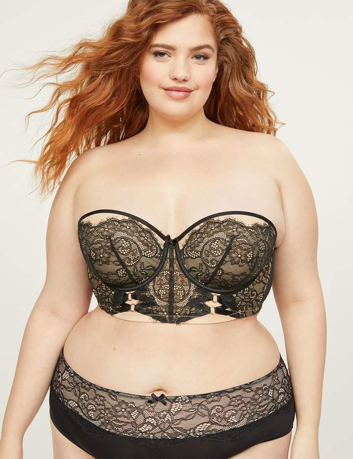 lane bryant lace plus size strapless bras