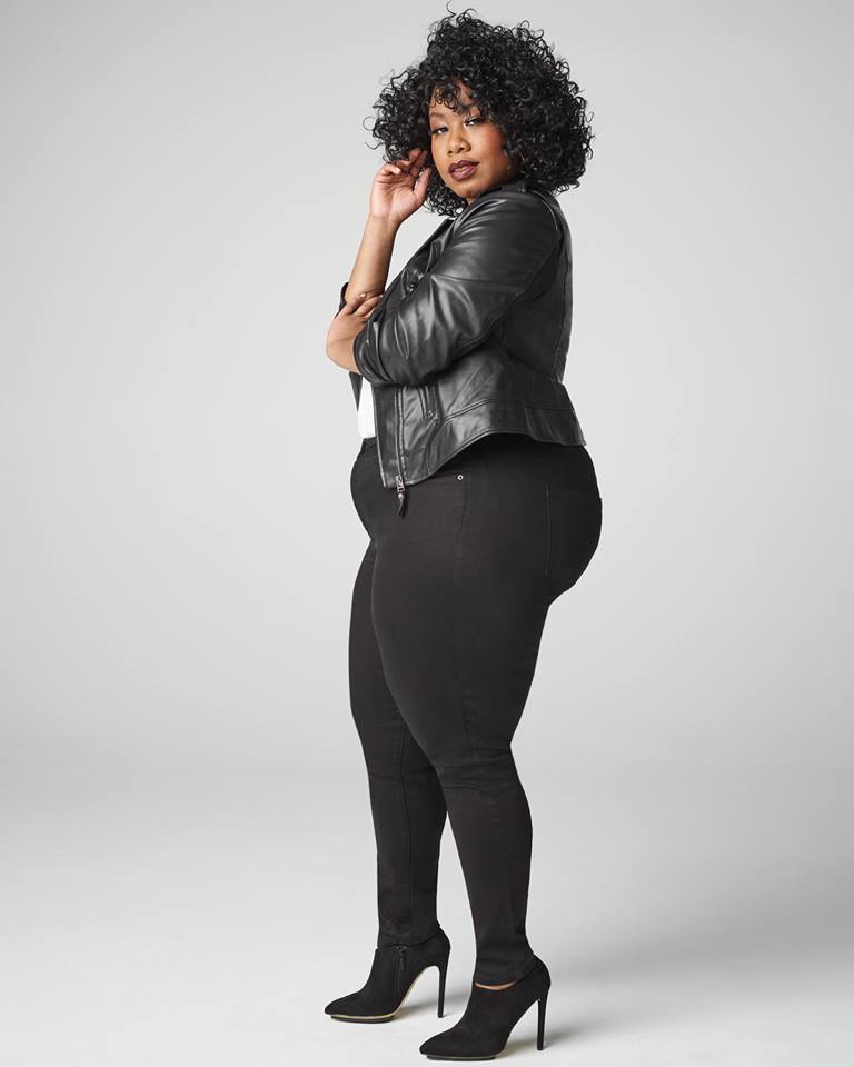 Kelly Augustine in Lane Bryant Plus Size Denim