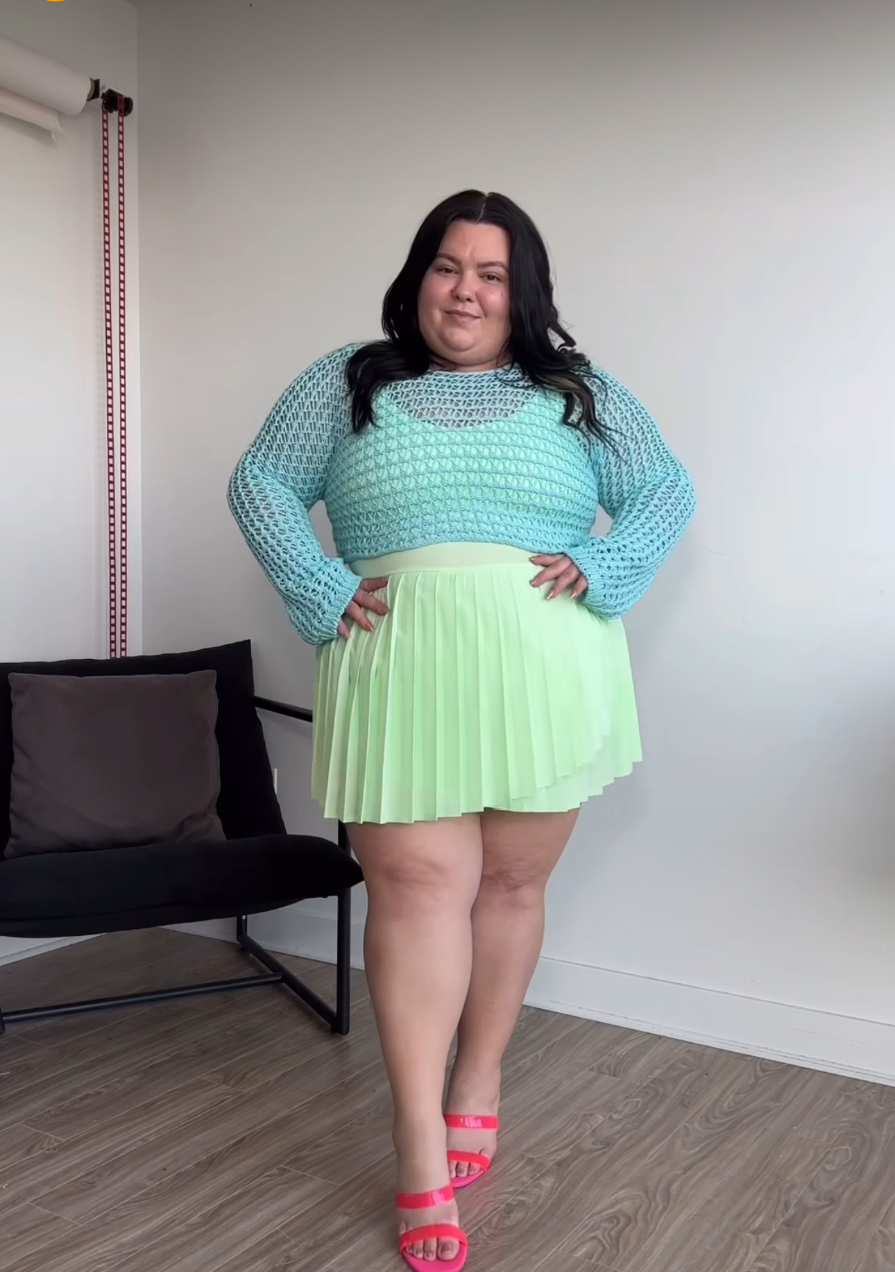 plus size women can wear tennis skirts